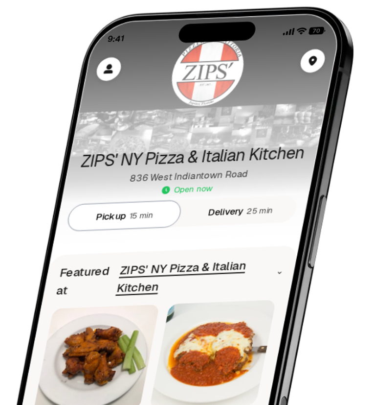 ZIPS' NY Pizza & Italian Kitchen app preview
