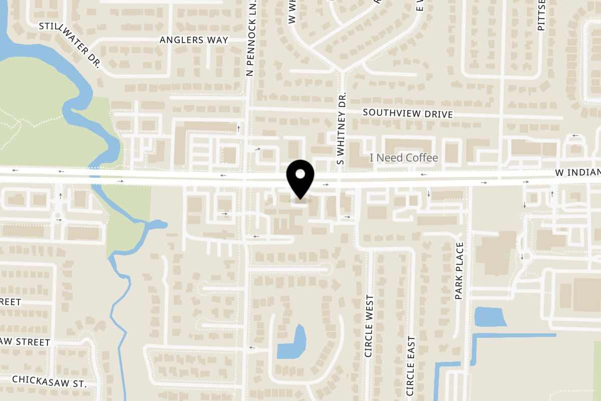 Map showing the location of ZIPS' NY Pizza & Italian Kitchen on 836 West Indiantown Road in Jupiter